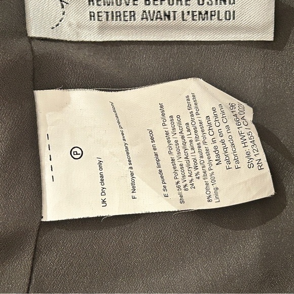 Flowy Dark Grey Halston Jacket - Picture 3 of 5